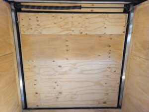 Custom Enclosed 8.5′ X 28′ Charcoal Grey Toy Hauler - Image 17