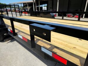 6.4×18 Utility Trailer Powder Coated Dovetail (2) 3,500lb Axles 7k GVWR - Image 12