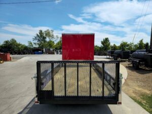 Enclosed Trailer 7′ X 20′ Red Hybrid Trailer Landscaping Equipment etc.. - Image 5