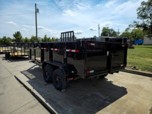 7×16 IBeam Hybrid Hydraulic Dump Trailer with 3ft Sides (2) 6K Axles - Image 6