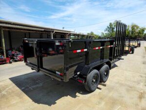 7×16 IBeam Hybrid Hydraulic Dump Trailer with 3ft Sides (2) 6K Axles - Image 8