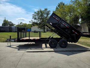 7×16 IBeam Hybrid Hydraulic Dump Trailer with 3ft Sides (2) 6K Axles - Image 17