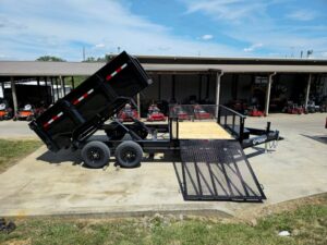 7×16 IBeam Hybrid Hydraulic Dump Trailer with 3ft Sides (2) 6K Axles - Image 22