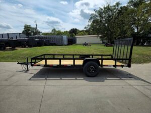 6.4×14 Straight Deck Utility Trailer 3,500lb Axle With Tall Gate - Image 4