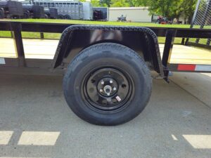 6.4×14 Straight Deck Utility Trailer 3,500lb Axle With Tall Gate - Image 5