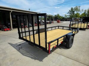 6.4×14 Straight Deck Utility Trailer 3,500lb Axle With Tall Gate - Image 13
