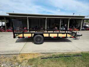 6.4×14 Straight Deck Utility Trailer 3,500lb Axle With Tall Gate - Image 14