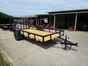 6.4×14 Straight Deck Utility Trailer 3,500lb Axle With Tall Gate - Image 15