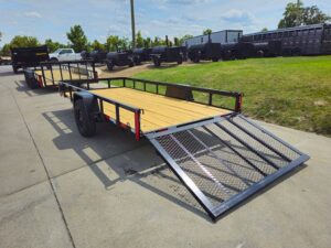 6.4×14 Straight Deck Utility Trailer 3,500lb Axle With Tall Gate - Image 17