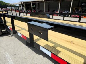 7×20 Utility Trailer Dovetail Powder Coated W/gate (2) 3500lb Axles 7k GVWR - Image 8