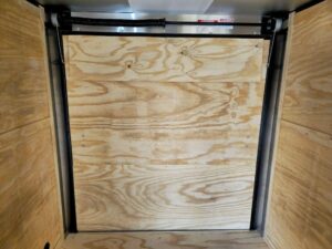 7×16 Charcoal V-Nose Enclosed Storage Trailer (2) 3,500lb Axles - Image 12