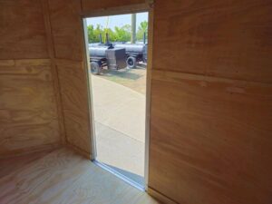 7×16 Charcoal V-Nose Enclosed Storage Trailer (2) 3,500lb Axles - Image 14