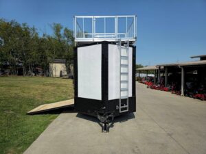Enclosed Trailer 8.5′ X 24′ White Hybrid Drone and Equipment Hauler - Image 9