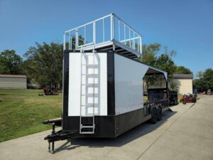 Enclosed Trailer 8.5′ X 24′ White Hybrid Drone and Equipment Hauler - Image 10