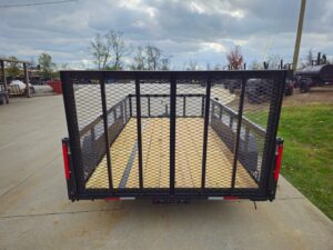 6.4×12 Straight Deck Utility Trailer with 2ft Mesh Sides (2) 3,500lb Axles - Image 7