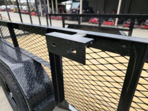 6.4×12 Straight Deck Utility Trailer with 2ft Mesh Sides (2) 3,500lb Axles - Image 11