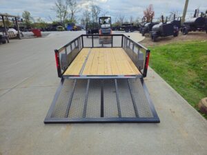 6.4×12 Straight Deck Utility Trailer with 2ft Mesh Sides (2) 3,500lb Axles - Image 22