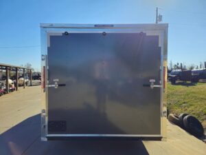Enclosed Trailer 8.5′ X 24′ Tandem Axle Charcoal Grey 7′ Interior Motorcycle Car Hauler - Image 9