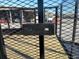 6.4′ X 12′ Straight Deck Tandem Utility Trailer 4ft Mesh Sides (2) 3,500lb Axles - Image 10