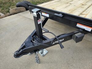 7′ X 18′ Wood Deck Car Hauler WIth Removable Fender 5,200 lb Axles - Image 13