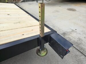 7′ X 18′ Wood Deck Car Hauler WIth Removable Fender 5,200 lb Axles - Image 17