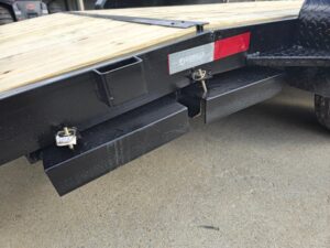 7′ X 18′ Wood Deck Car Hauler WIth Removable Fender 5,200 lb Axles - Image 20