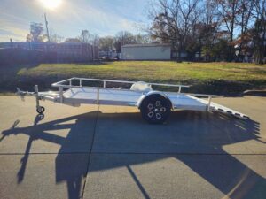 6.4’x12′ Aluminum Utility Trailer With Gate Aluminum Wheels 3500 lb Axle - Image 16