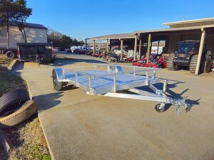 6.4’x12′ Aluminum Utility Trailer With Gate Aluminum Wheels 3500 lb Axle - Image 20
