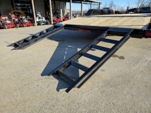7×20 Wood Deck Car Hauler (2) 5200lb Axle w/ Brake and Ramps - Image 13
