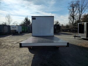 8.5′ X 20′ White With Blackout Hybrid Trailer (2) 7,000lb Axles - Image 7