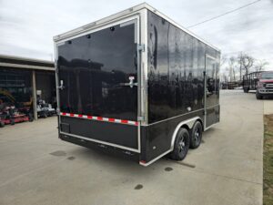 Enclosed Trailer 8.5′ X 14′ Black – Custom Car Equipment ATV Storage - Image 7