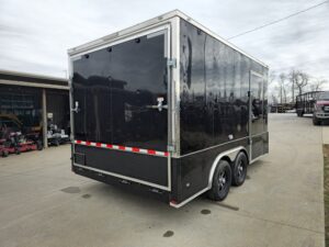 Enclosed Trailer 8.5′ X 14′ Black – Custom Car Equipment ATV Storage - Image 8