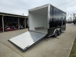 Enclosed Trailer 8.5′ X 14′ Black – Custom Car Equipment ATV Storage - Image 13