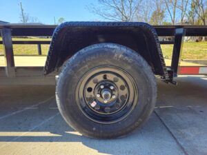 6’4″ x 14 Utility Trailer Dovetail With Gate Powder Coated 3,500lb Axle - Image 17