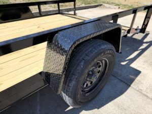 6’4″ x 14 Utility Trailer Dovetail With Gate Powder Coated 3,500lb Axle - Image 16