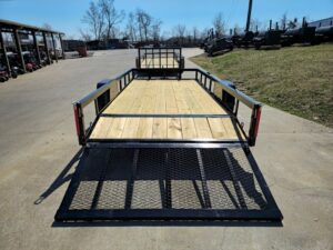 6’4″ x 14 Utility Trailer Dovetail With Gate Powder Coated 3,500lb Axle - Image 15