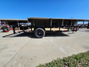 6’4″ x 14 Utility Trailer Dovetail With Gate Powder Coated 3,500lb Axle - Image 5