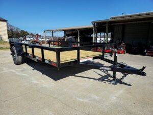 6’4″ x 14 Utility Trailer Dovetail With Gate Powder Coated 3,500lb Axle - Image 7