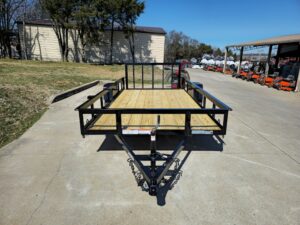 6’4″ x 14 Utility Trailer Dovetail With Gate Powder Coated 3,500lb Axle - Image 8