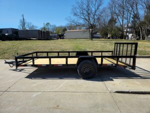 6’4″ x 14 Utility Trailer Dovetail With Gate Powder Coated 3,500lb Axle - Image 10