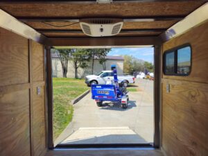 7×14 Charcoal V-Nose Enclosed Trailer (2) 3,500lb Axles Windows Elect & Blkout Pkg - Image 21