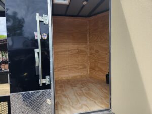 Enclosed Trailer 7′ X 20′ Black Hybrid Motorcycle Event - Image 13