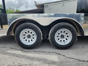 Enclosed Trailer 7′ X 20′ Black Hybrid Motorcycle Event - Image 8