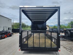 Enclosed Trailer 7′ X 20′ Black Hybrid Motorcycle Event - Image 6