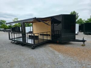 8.5′ X 24′ Custom Stage and Marketing Showcase Enclosed Trailer - Image 17