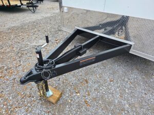 8.5′ X 20′ Custom White Hybrid Trailer With A/C and (2) 5,200lb Axles - Image 15