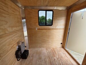 8.5′ X 20′ Custom White Hybrid Trailer With A/C and (2) 5,200lb Axles - Image 11