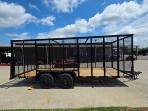6.4×18 Debris Junk Trash Removal Leaf Trailer 6ft Mesh Sides (2) 3500lb Axles 7k GVWR - Image 8