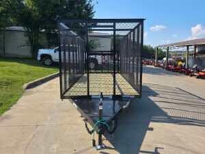 6.4′ x 16′ Debris Leaf Junk Trash Removal Loader Utility Trailer (2) 3500 Axles - Image 2
