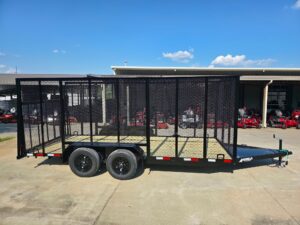 6.4′ x 16′ Debris Leaf Junk Trash Removal Loader Utility Trailer (2) 3500 Axles - Image 4